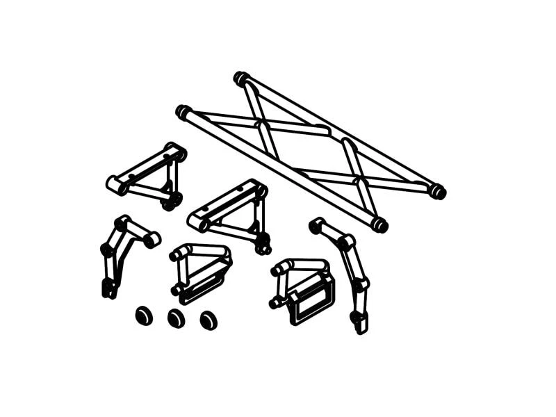 Amewi Karosserieteile Befestigungsset RCX10