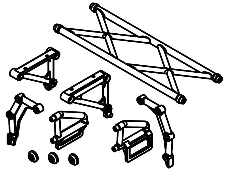 Amewi Karosseriebefestigung RCX8