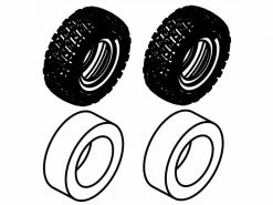 Amewi Reifen und Einlagen RCX8, 2 Stück