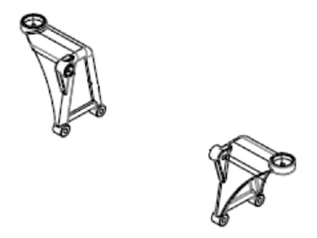 Amewi Karosseriehalter RCX8