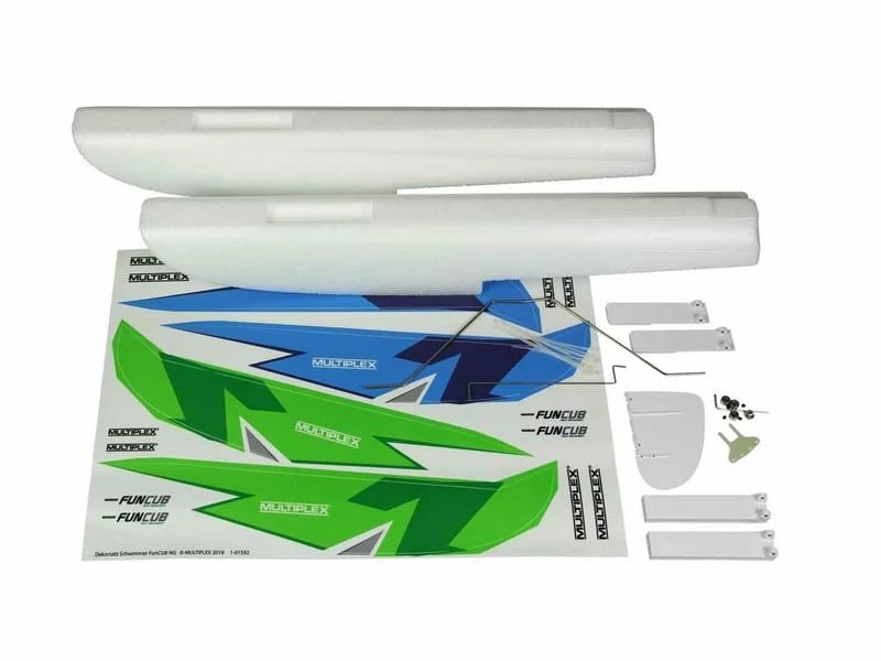 Multiplex Schwimmer mit Wasserruder und Montageteilen zu FunCub NG