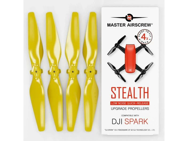 Master Airscrew Propeller Stealth 4.7x2.9" Gelb Spark – Bild 2