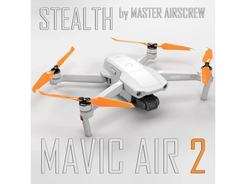Master Airscrew Propeller Stealth 7.4x3.9" Orange Mavic Air 2 – Bild 2