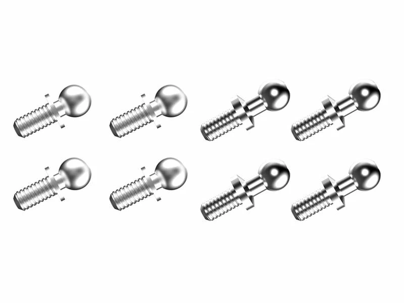 Kugelkopfschrauben Set zu Amewi Breaker, je 4 Stück