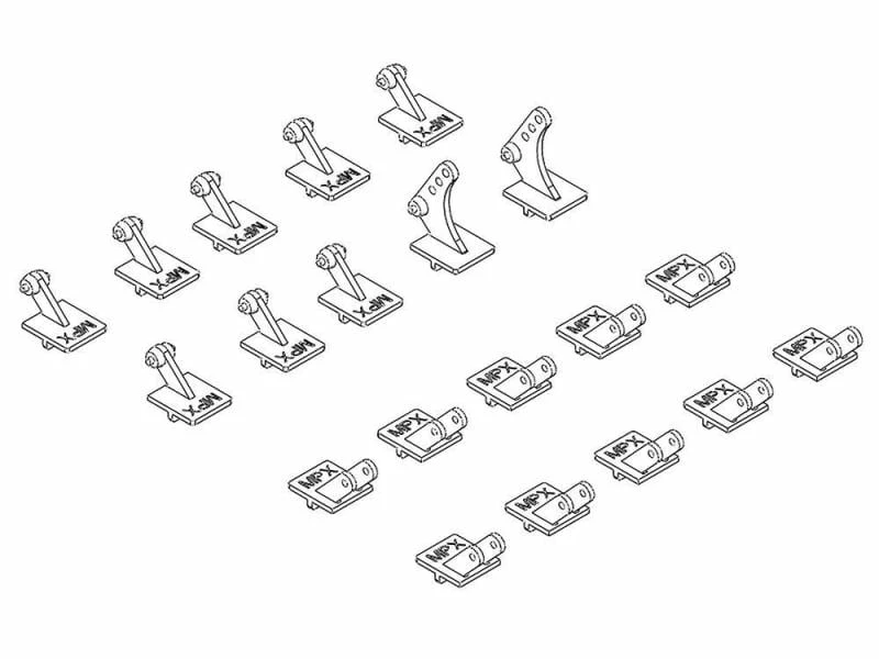 Multiplex Offset-Scharnierset FunCub XL
