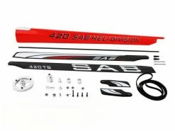 SAB Heckrohr Goblin 380 to 420 Conversion Kit red