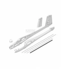 Multiplex Rumpf Heron und 6-kt. Rohr